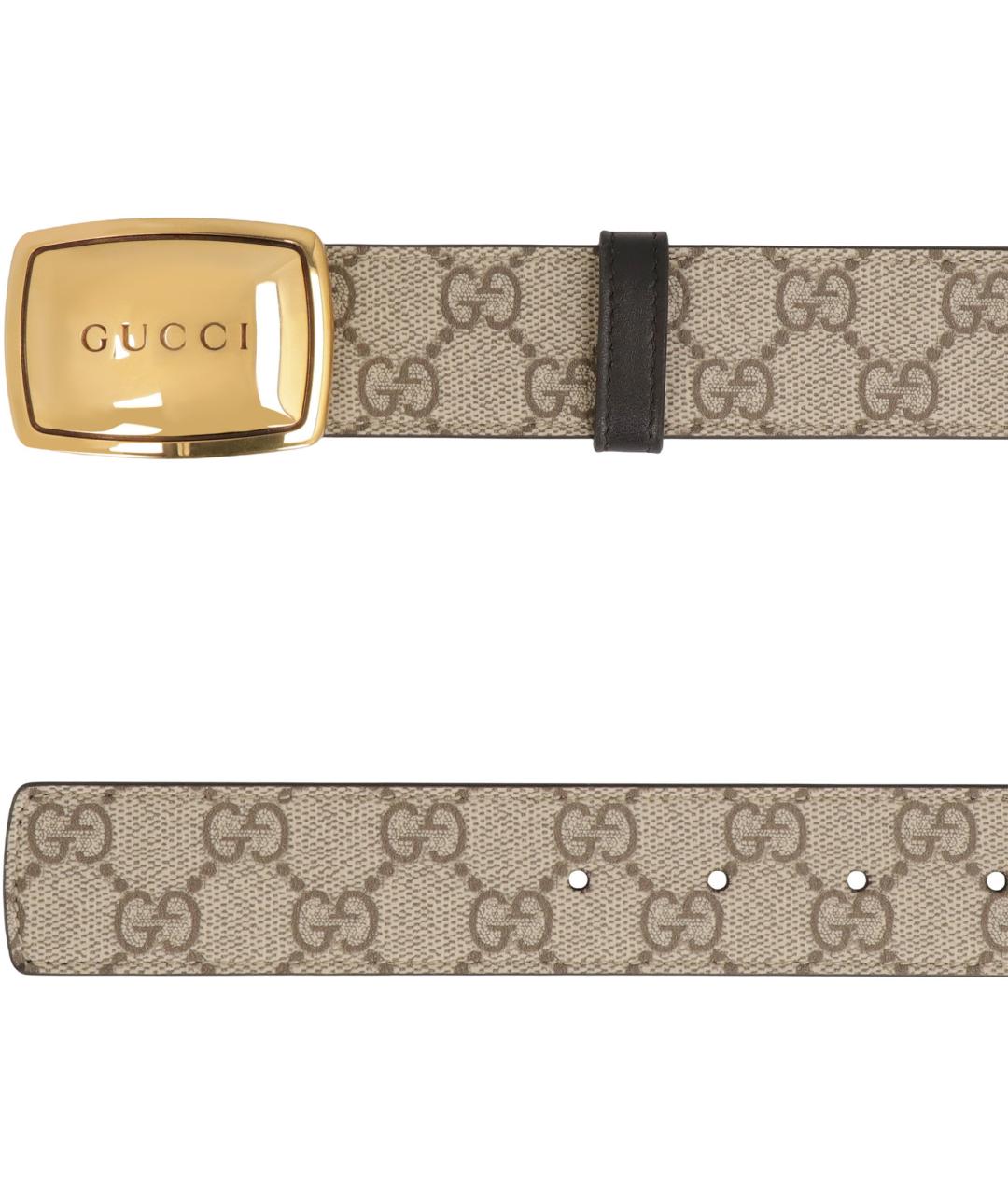 GUCCI Бежевый ремень, фото 3