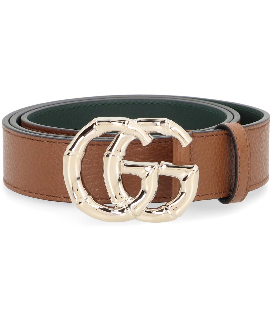GUCCI Коричневый кожаный ремень, фото 2