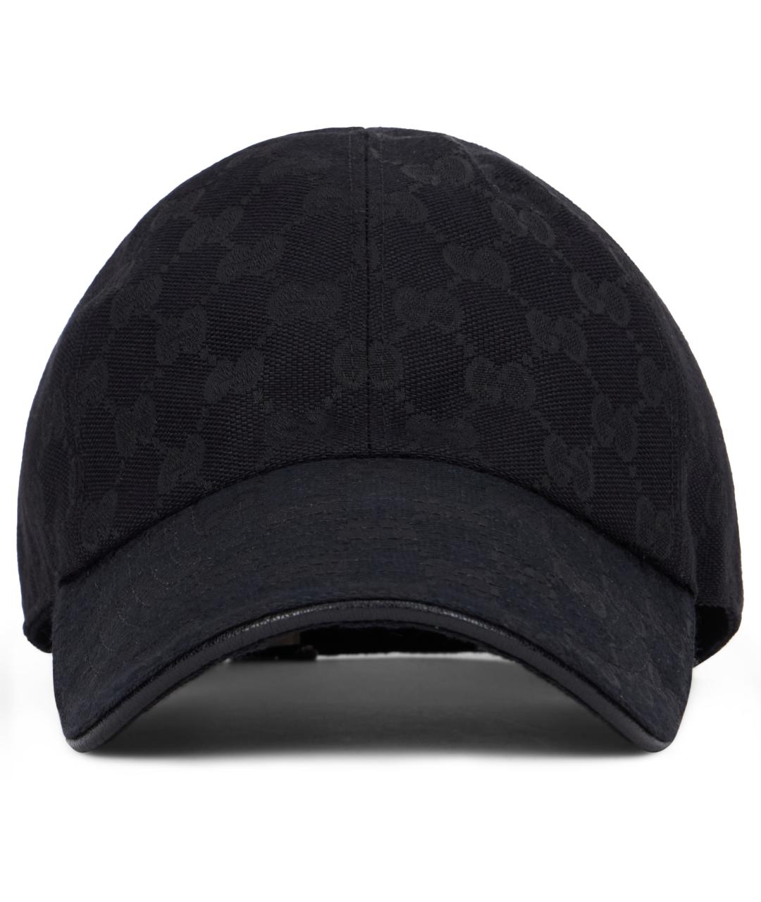 GUCCI Черная хлопковая кепка, фото 2
