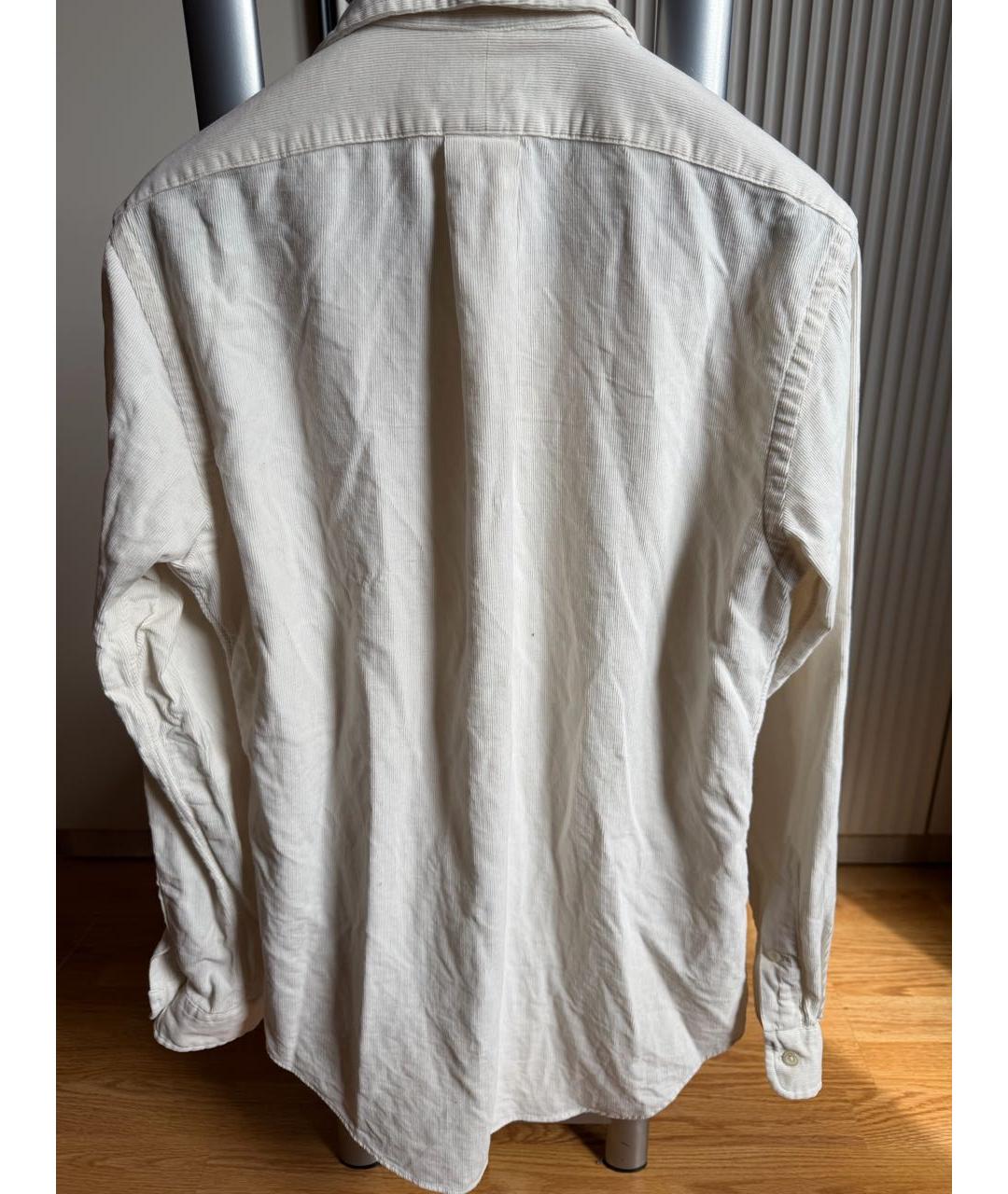 POLO RALPH LAUREN Бежевая хлопковая кэжуал рубашка, фото 2