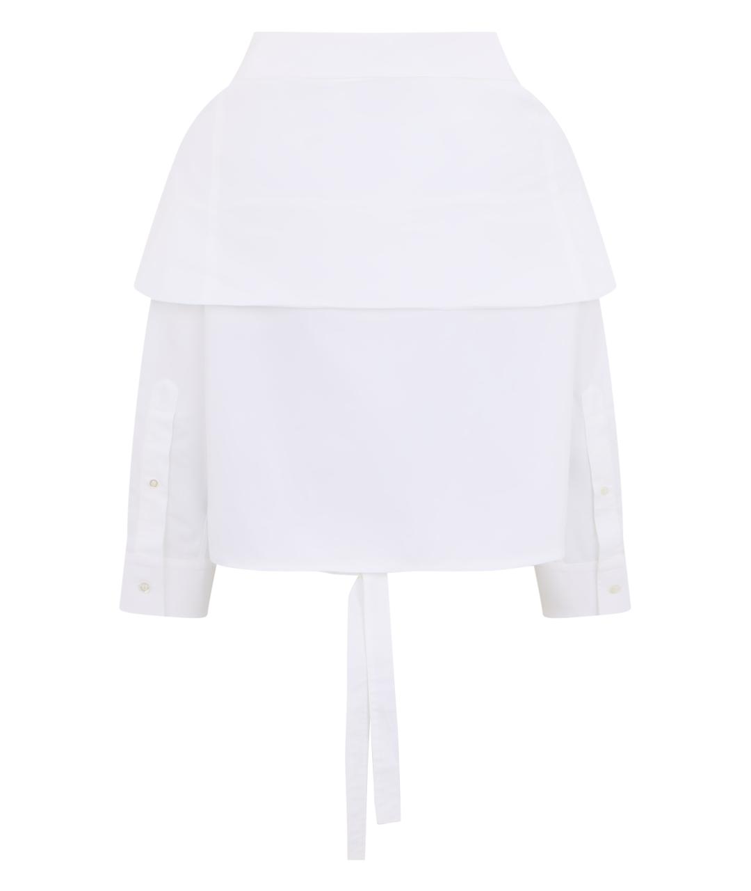BALENCIAGA Белая хлопковая рубашка, фото 2