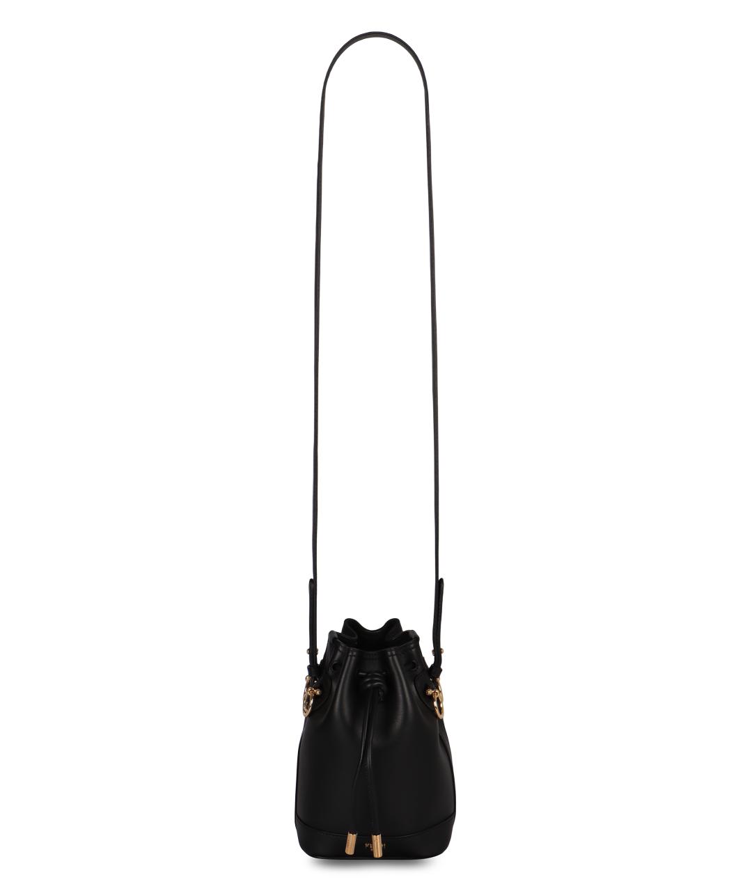 FENDI Черная кожаная сумка через плечо, фото 4