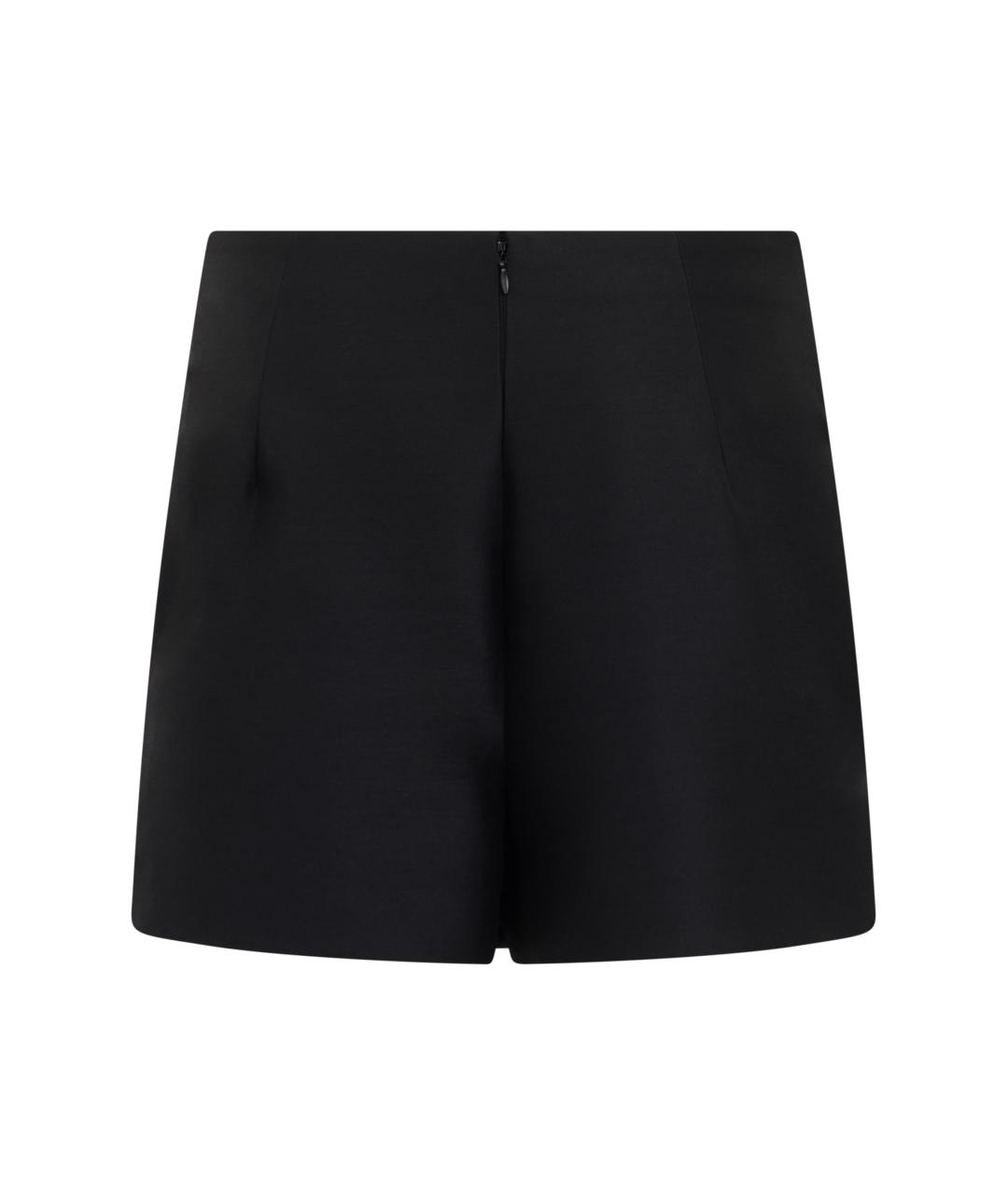 BALENCIAGA Черная шерстяная юбка мини, фото 2