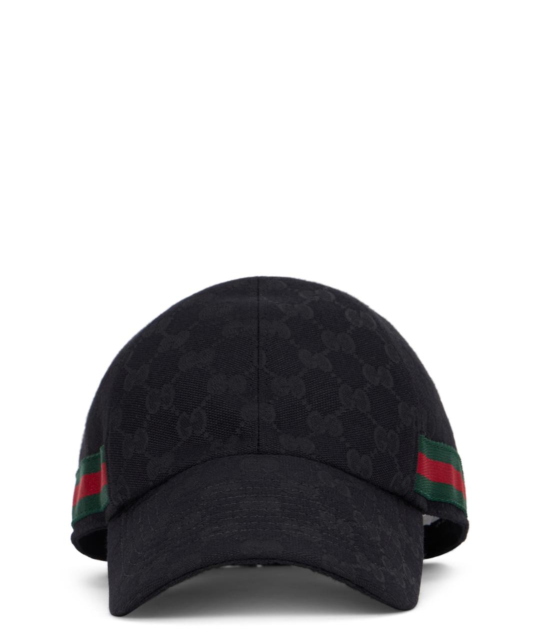GUCCI Черная хлопковая кепка/бейсболка, фото 1