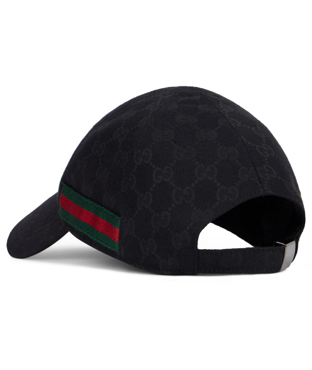 GUCCI Черная хлопковая кепка/бейсболка, фото 2