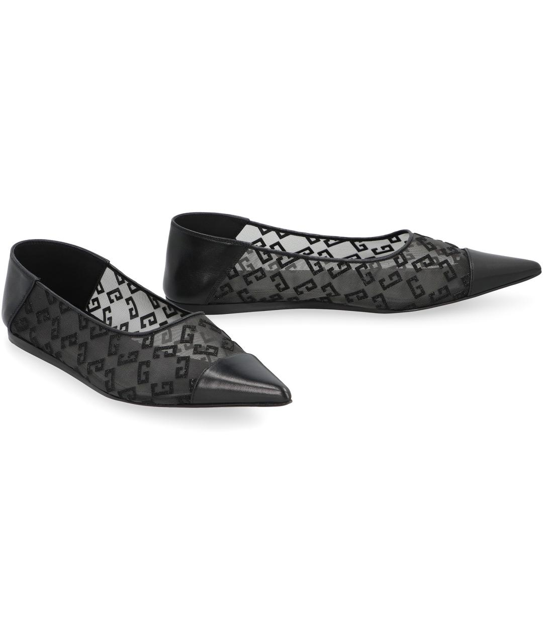 GIVENCHY Черные кожаные балетки, фото 2