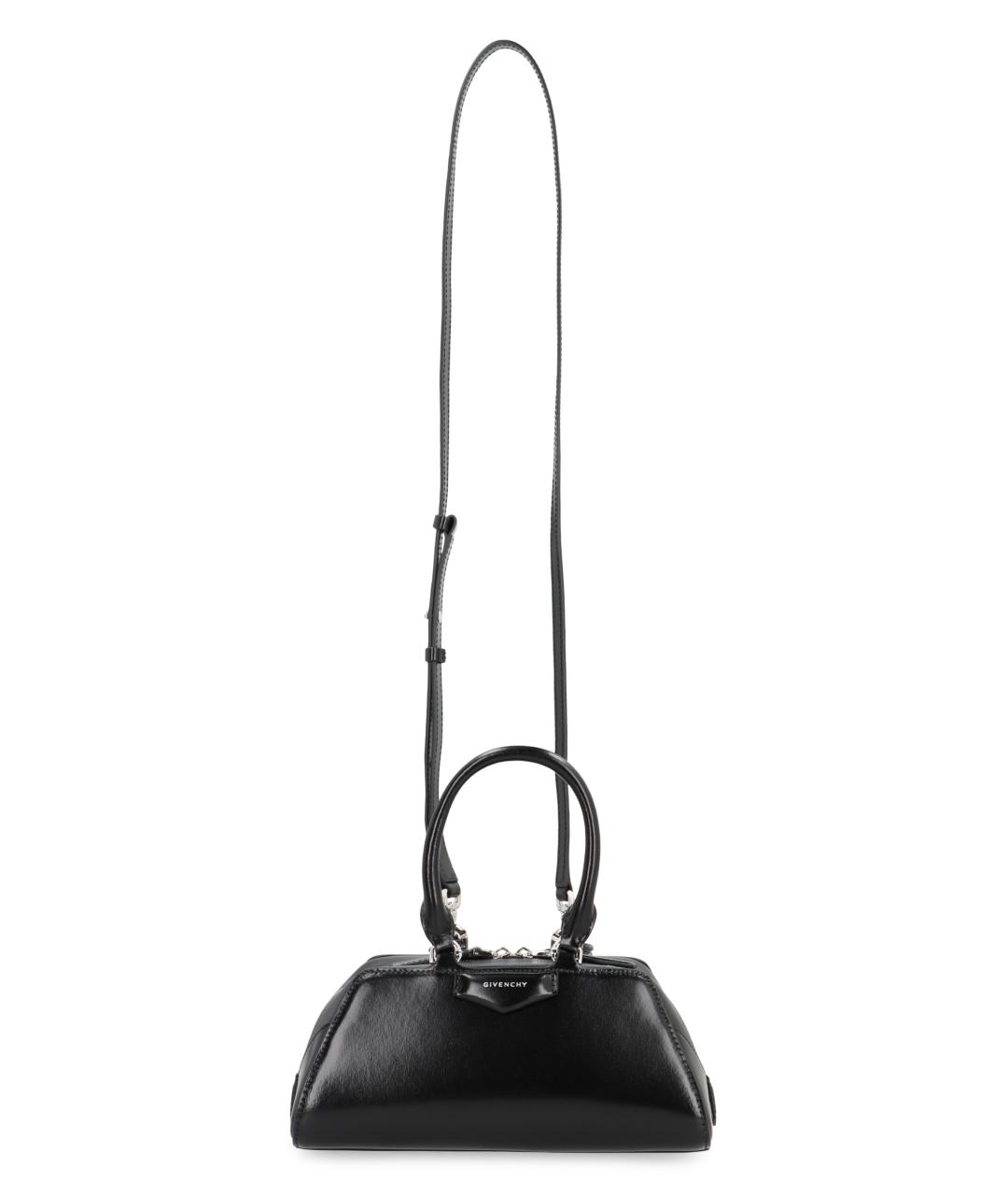 GIVENCHY Черная кожаная сумка через плечо, фото 4