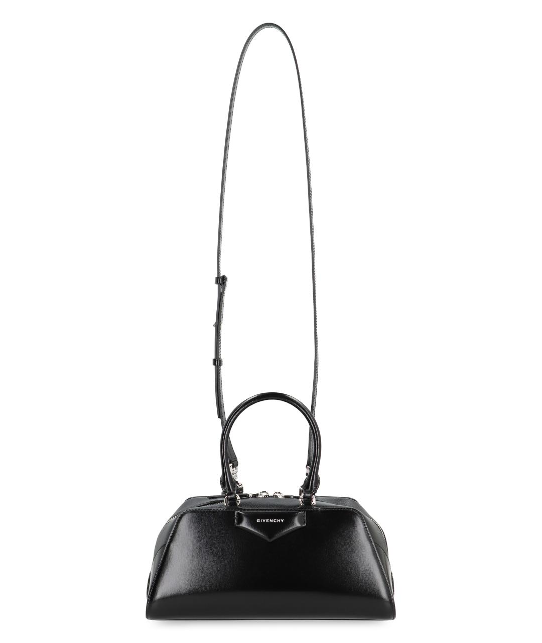 GIVENCHY Черная кожаная сумка через плечо, фото 4