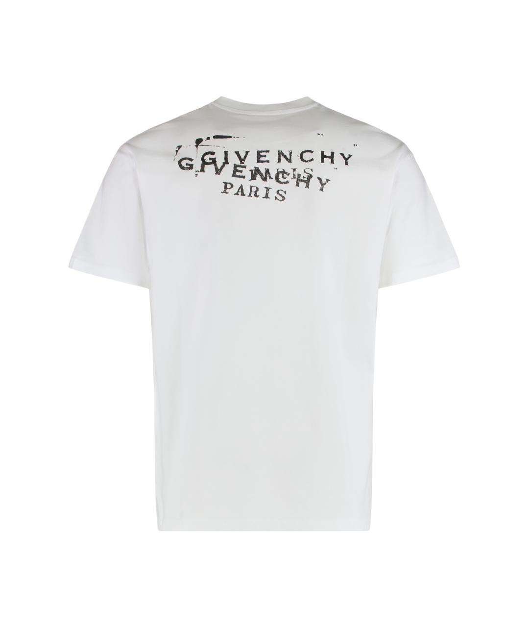 GIVENCHY Белая хлопковая футболка, фото 2