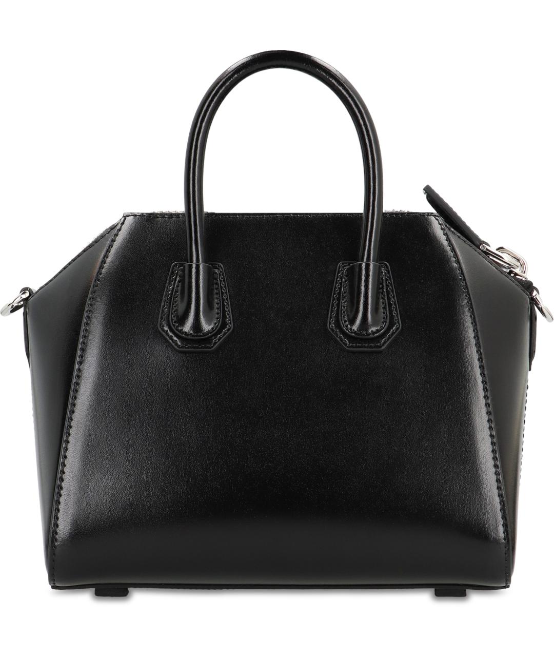 GIVENCHY Черная кожаная сумка тоут, фото 4