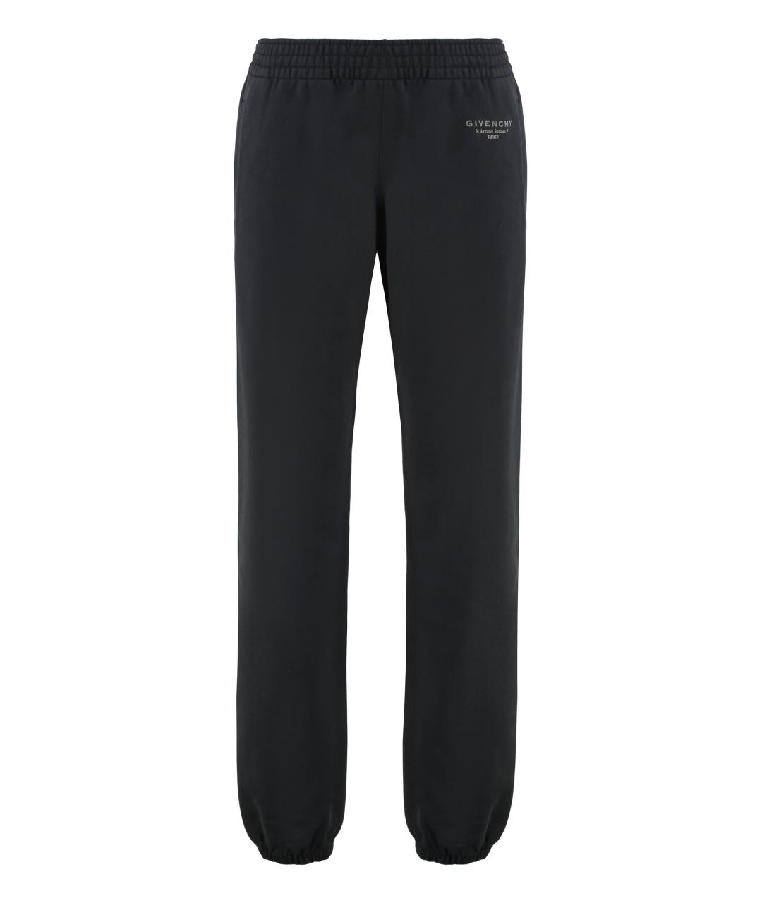 GIVENCHY Черные хлопковые повседневные брюки, фото 1
