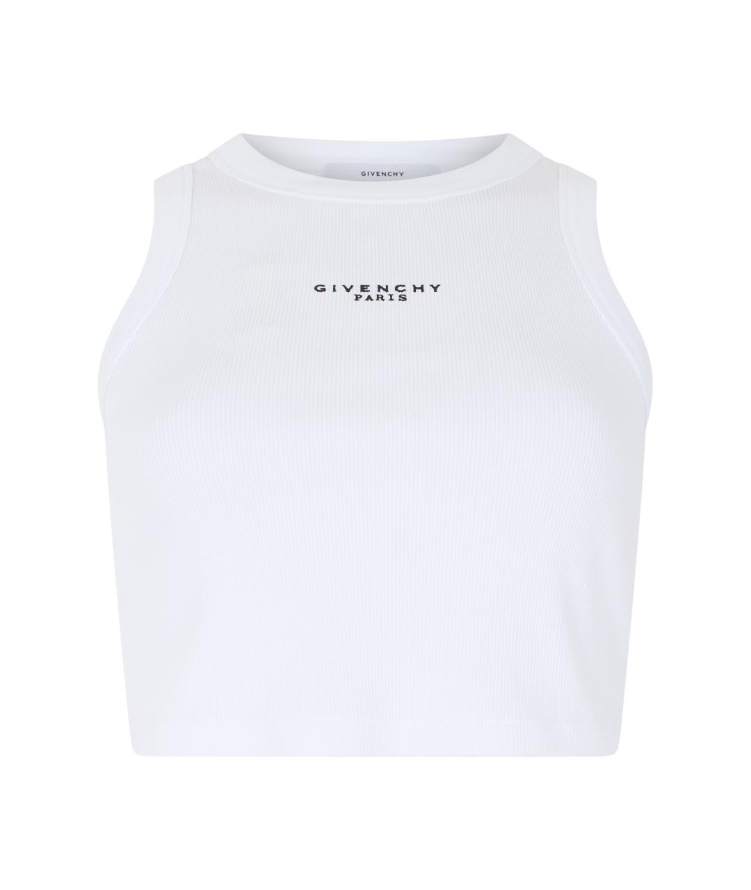 GIVENCHY Белая хлопковая майка, фото 1