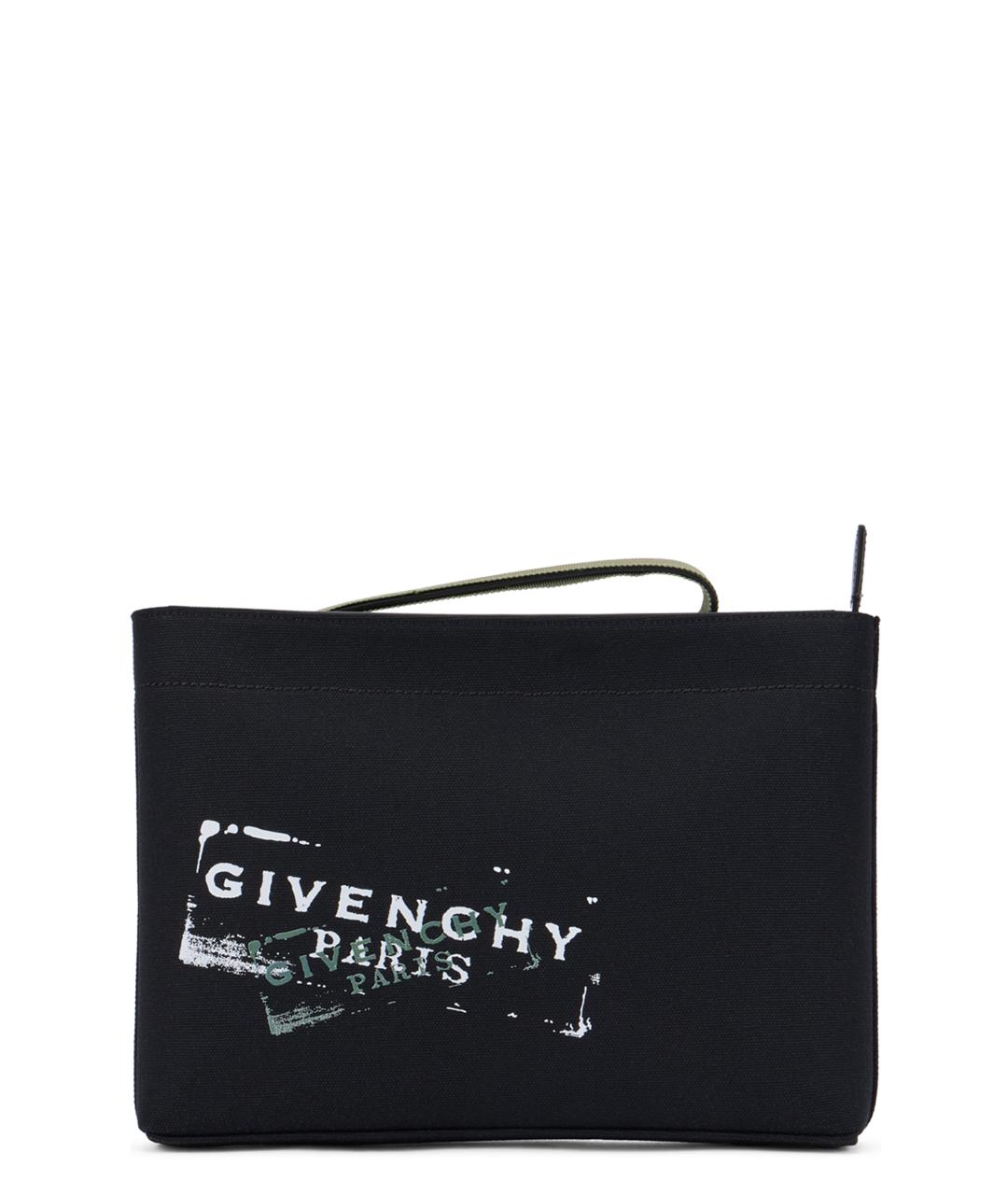 GIVENCHY Черная хлопковая папка для документов, фото 1