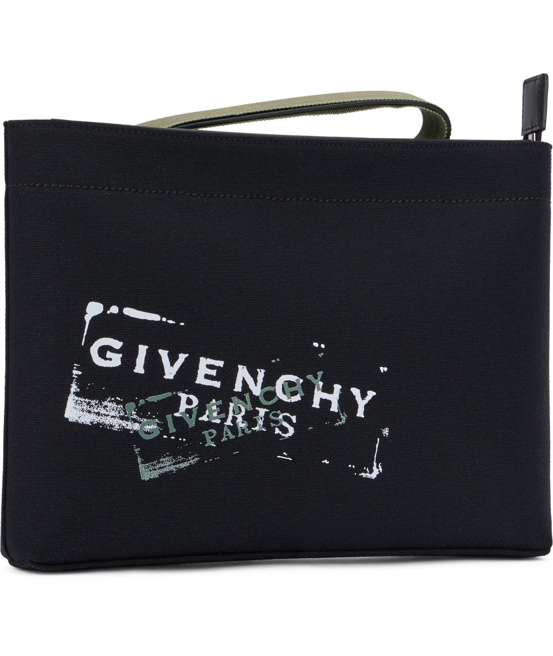 GIVENCHY Черная хлопковая папка для документов, фото 3