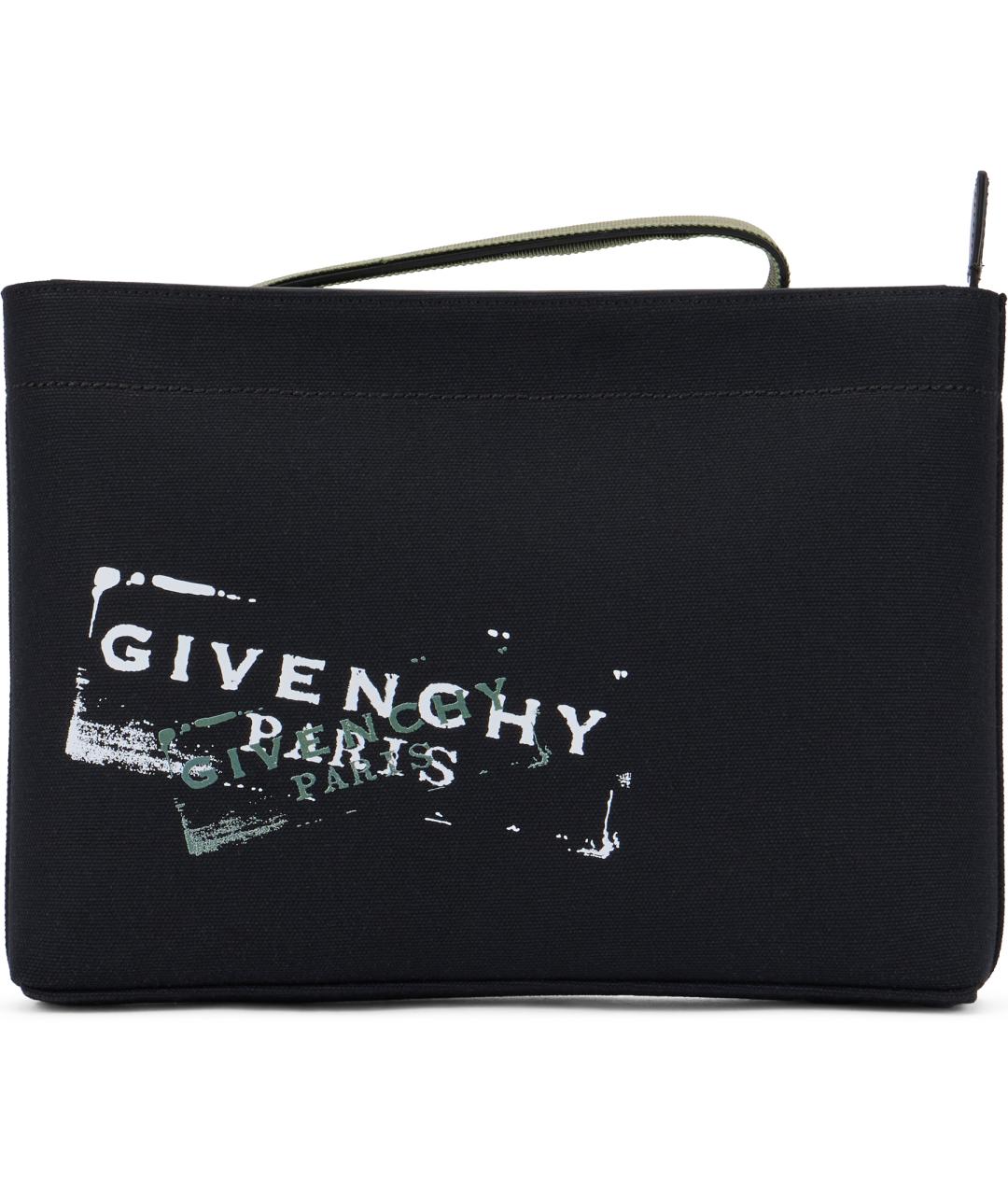 GIVENCHY Черная хлопковая папка для документов, фото 2