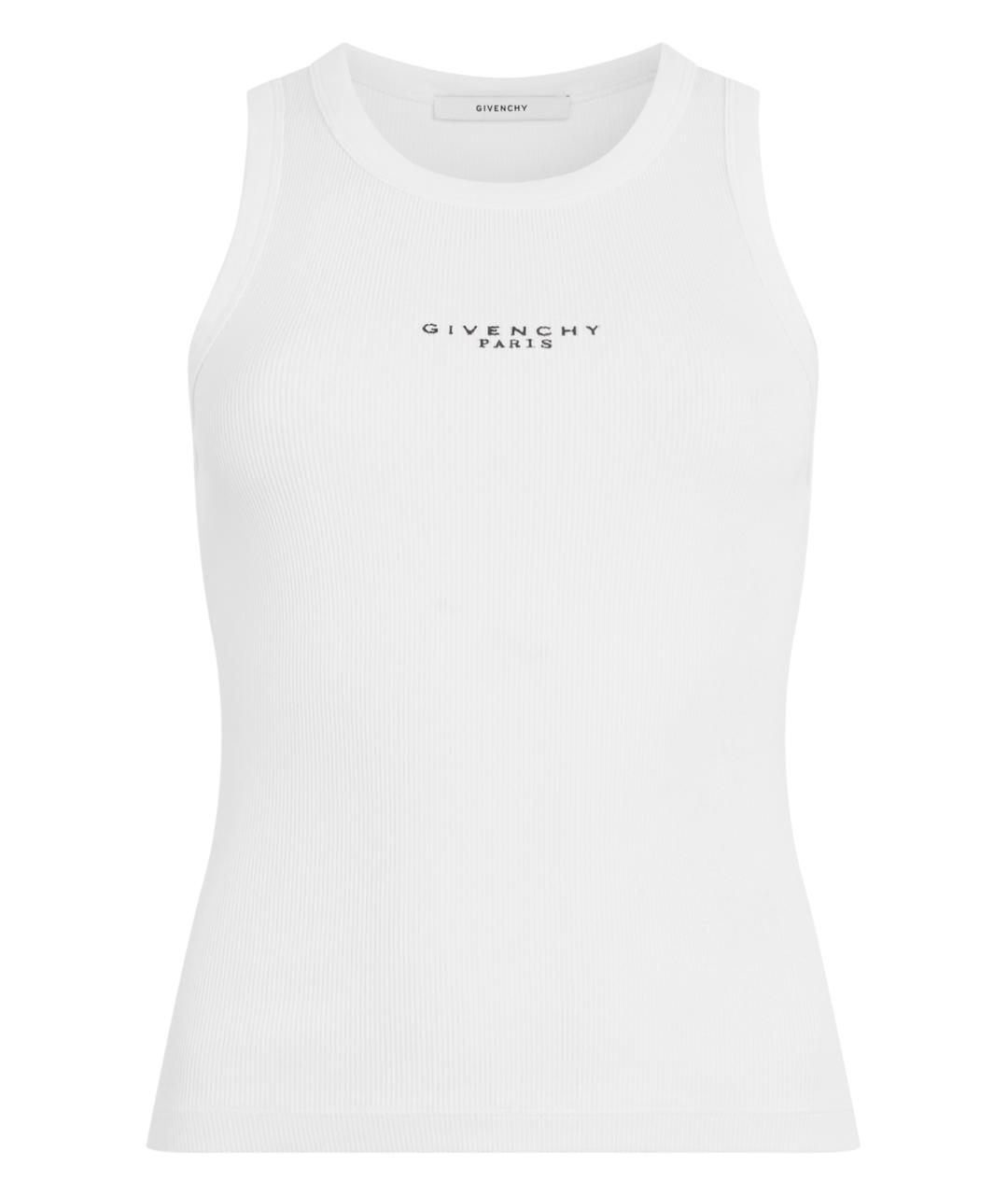 GIVENCHY Белая хлопковая майка, фото 1