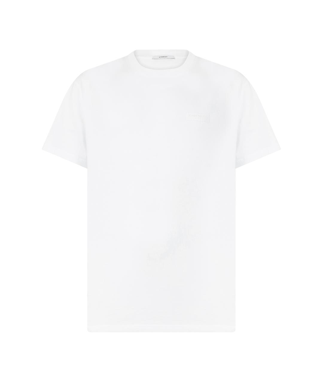 GIVENCHY Белая хлопковая футболка, фото 1