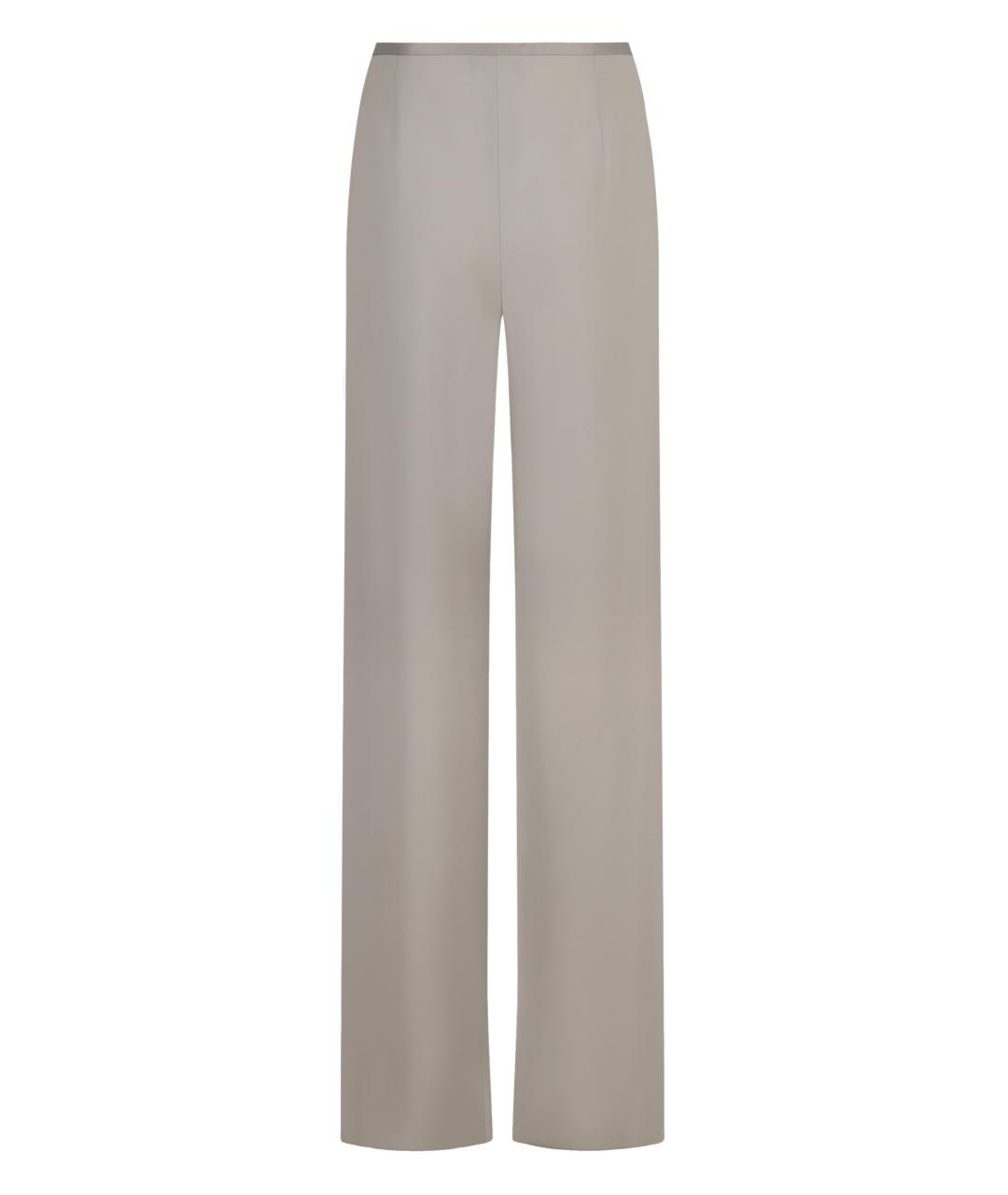 EMPORIO ARMANI Полиэстеровые прямые брюки, фото 2