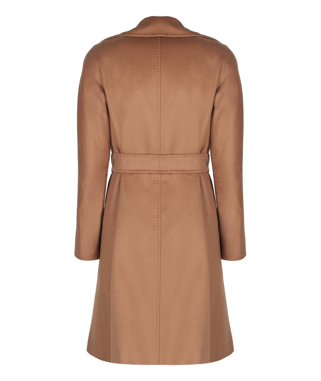 MAX MARA STUDIO Бежевое шерстяное пальто, фото 2