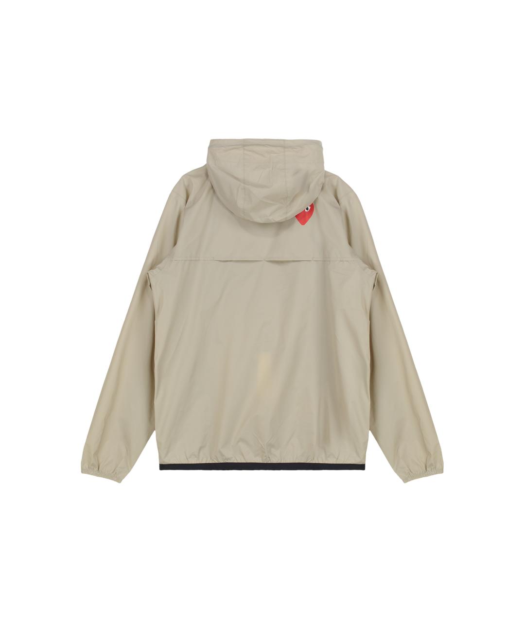 COMME DES GARÇONS SHIRT Хаки полиамидовый тренч / плащ, фото 2