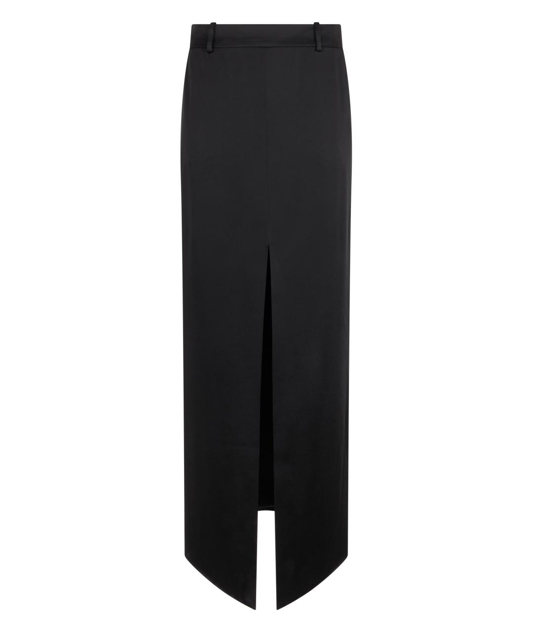 TOM FORD Черная ацетатная юбка макси, фото 1
