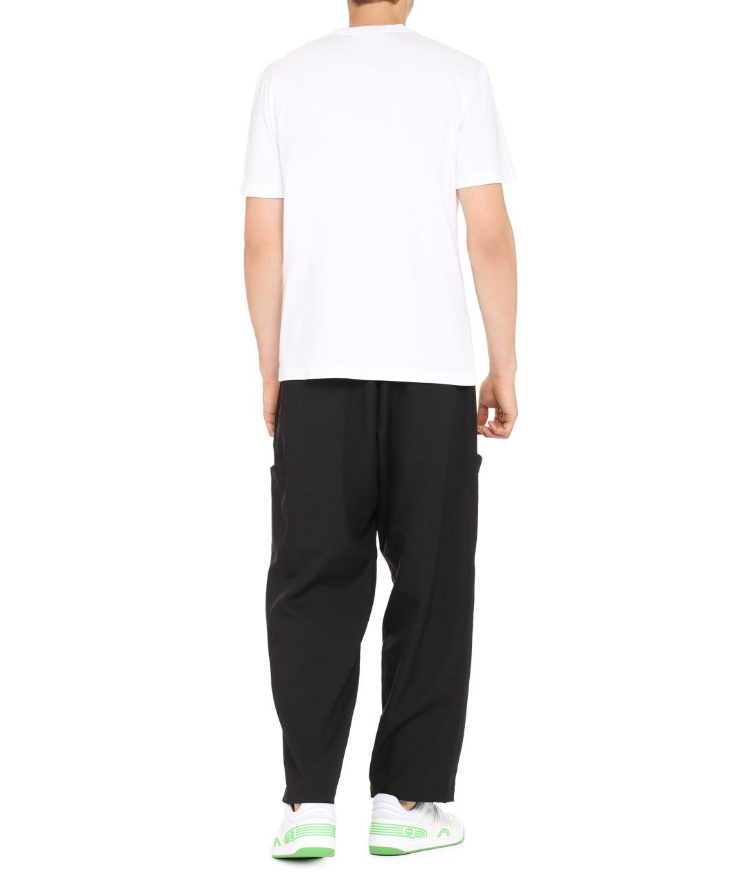 GOLDEN GOOSE Белая хлопковая футболка, фото 4