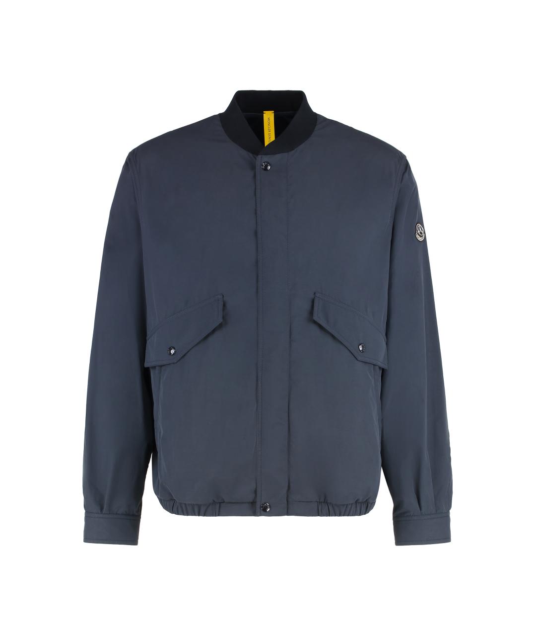 MONCLER Синяя полиамидовая куртка, фото 1