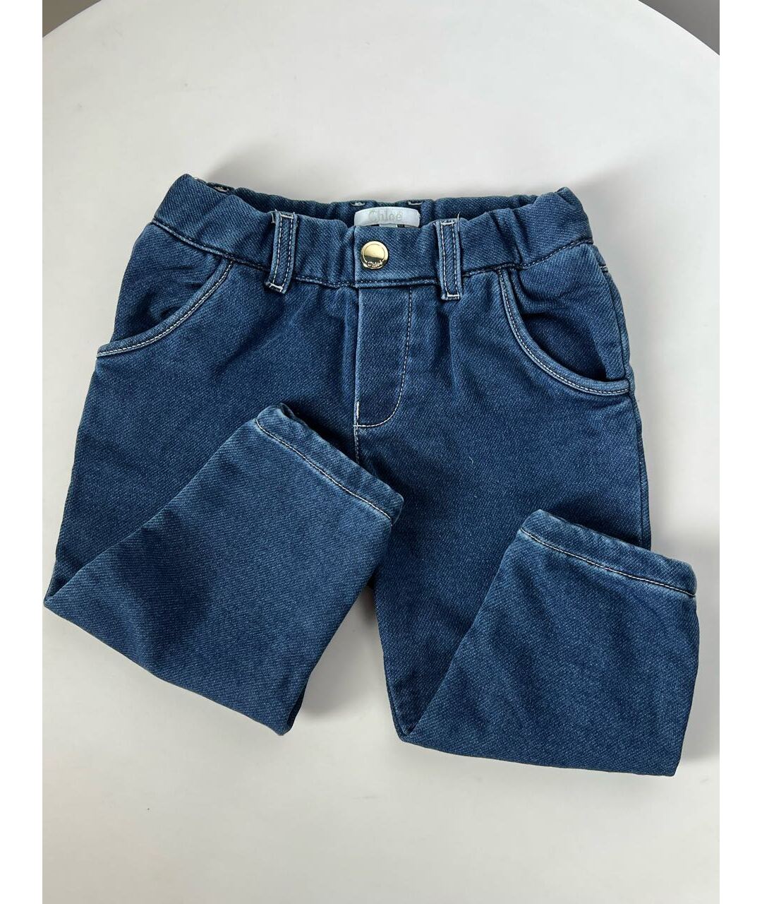 CHLOE Голубые джинсы, фото 4