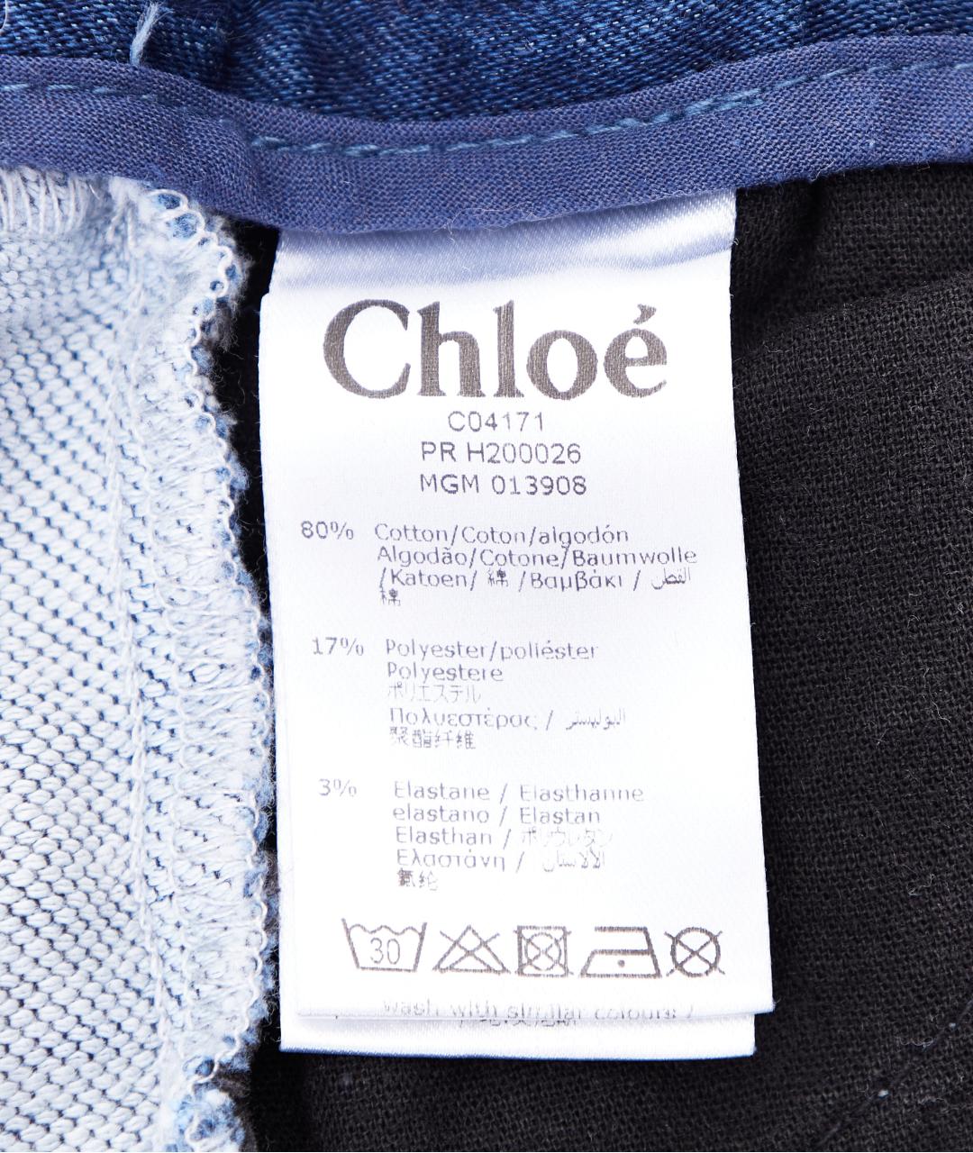 CHLOE Синие джинсы, фото 6