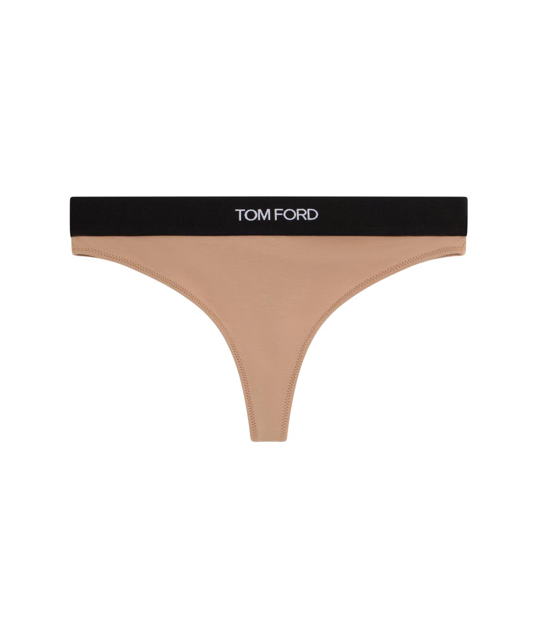 TOM FORD Бежевые трусы, фото 1