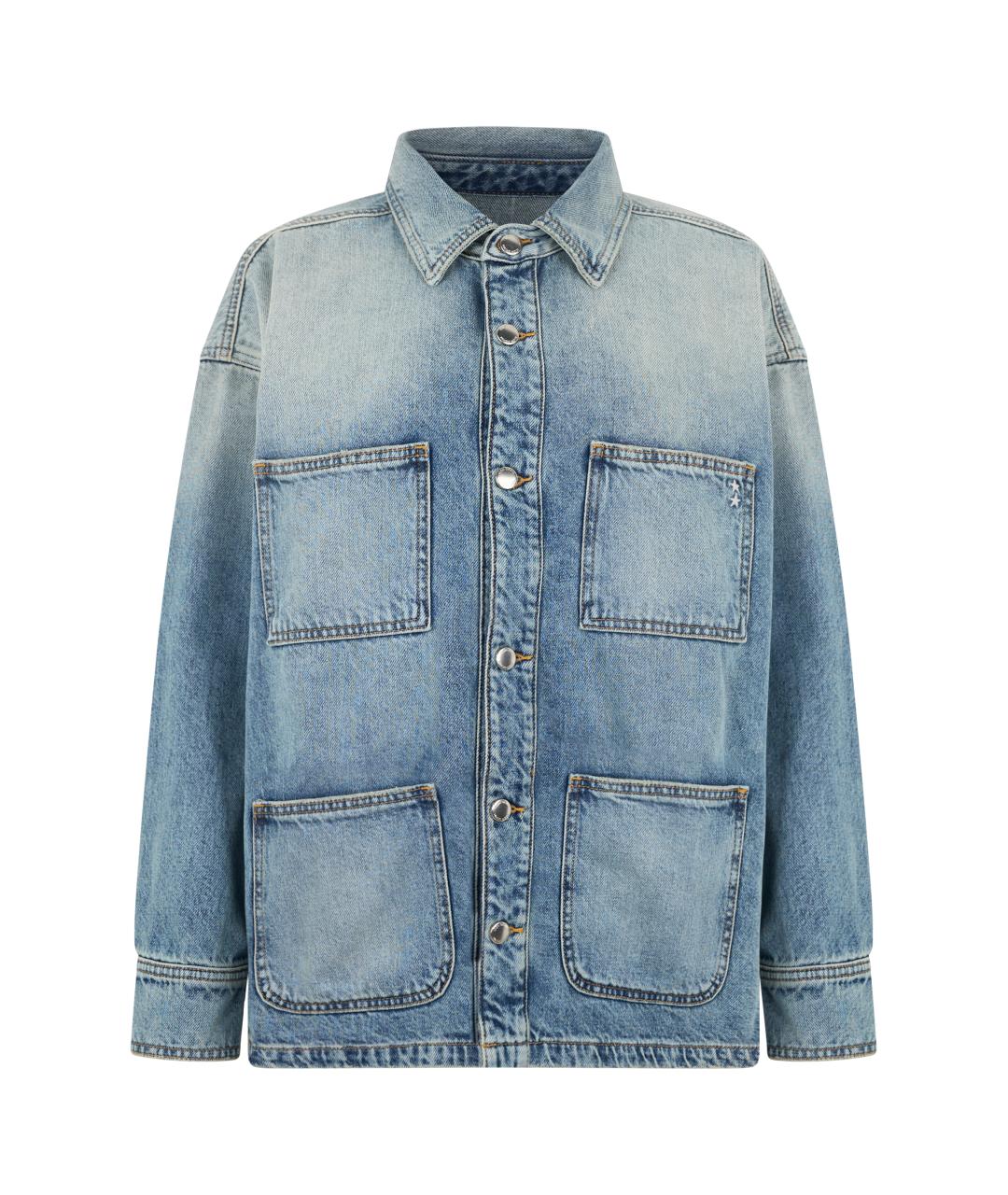 ICON DENIM Синяя хлопковая куртка, фото 1