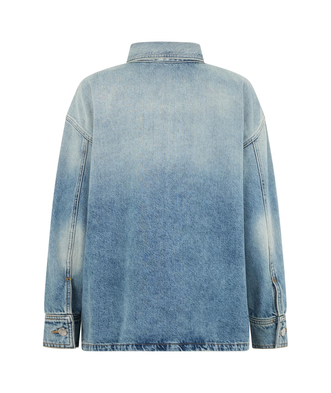 ICON DENIM Синяя хлопковая куртка, фото 2
