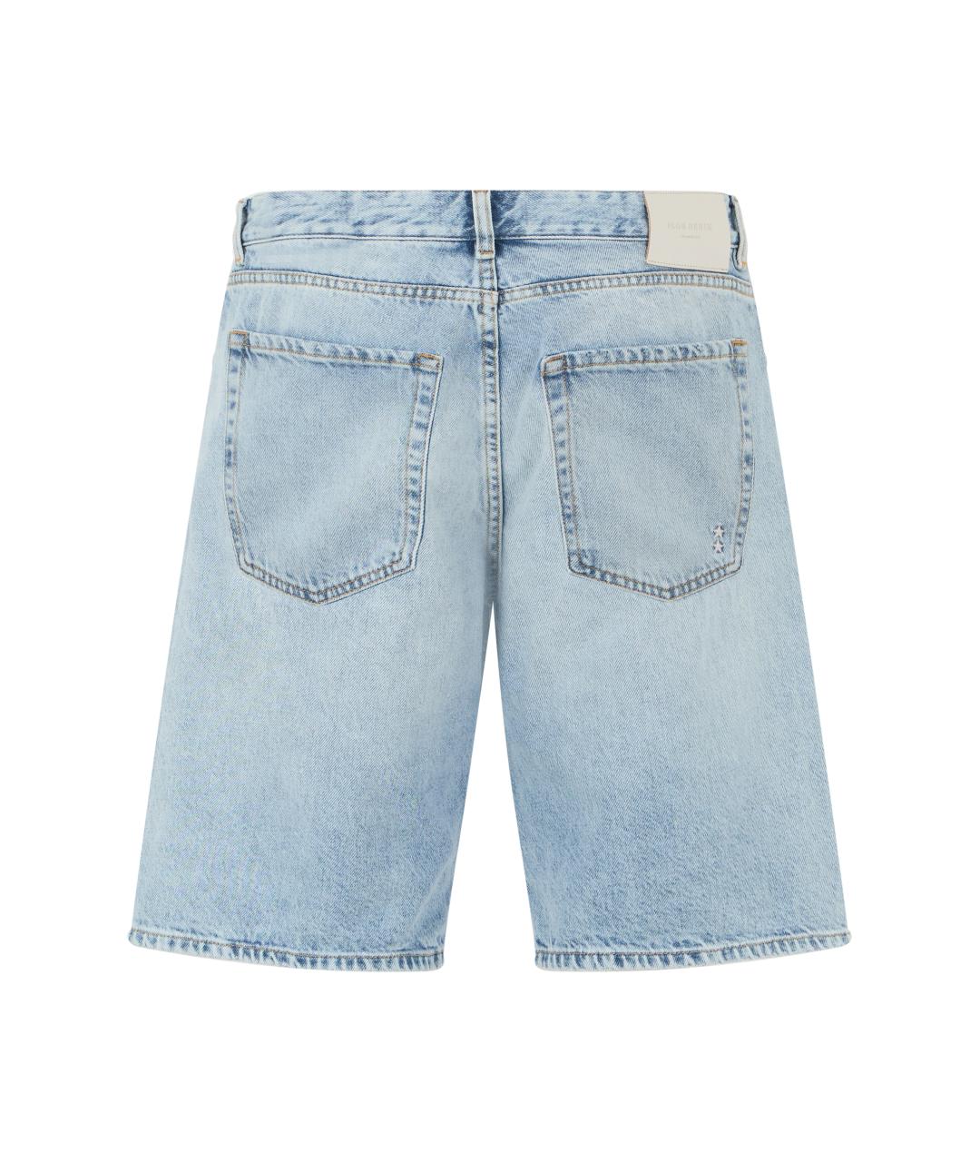 ICON DENIM Голубые хлопковые шорты, фото 2