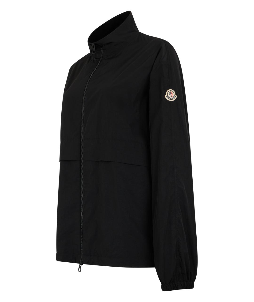 MONCLER Черная полиамидовая куртка, фото 3
