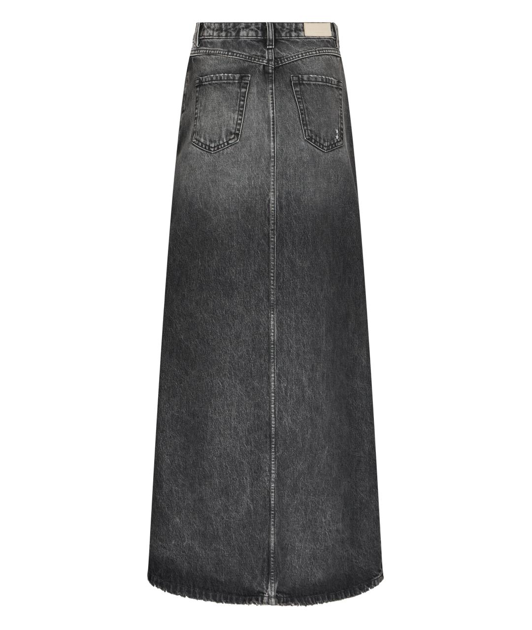 ICON DENIM Серая хлопковая юбка макси, фото 2