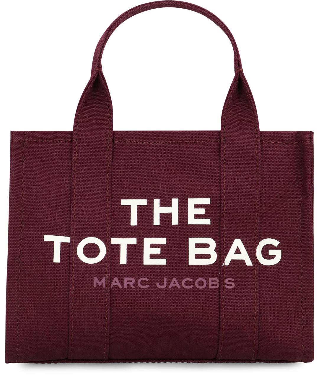 MARC JACOBS Бордовая хлопковая сумка тоут, фото 2