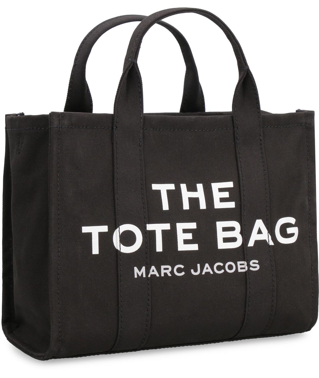 MARC JACOBS Черная хлопковая сумка тоут, фото 3