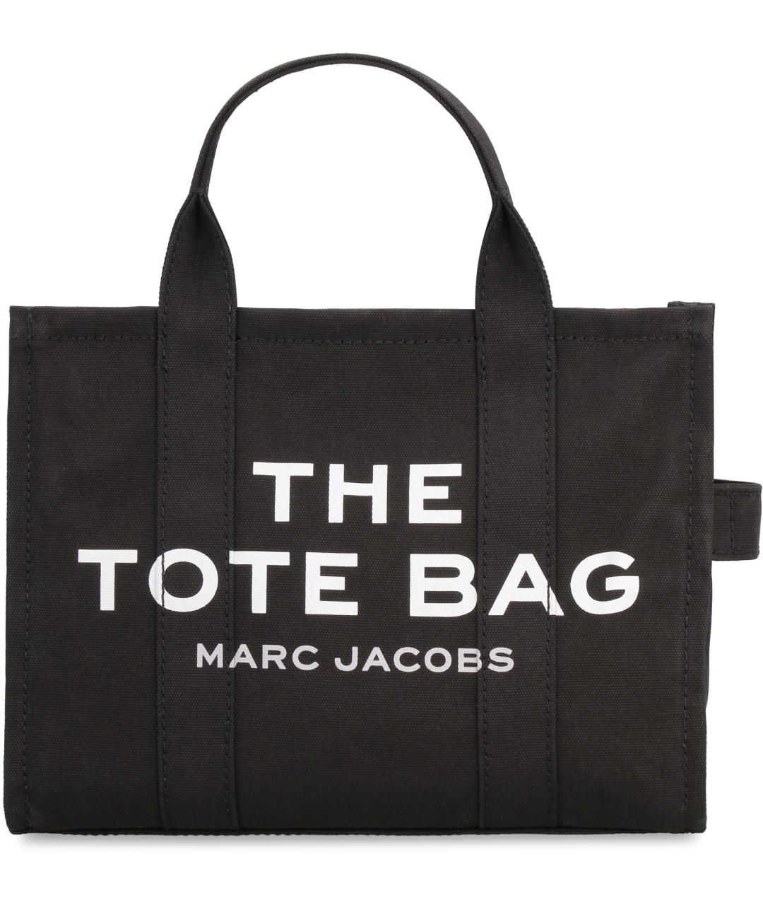 MARC JACOBS Черная хлопковая сумка тоут, фото 2