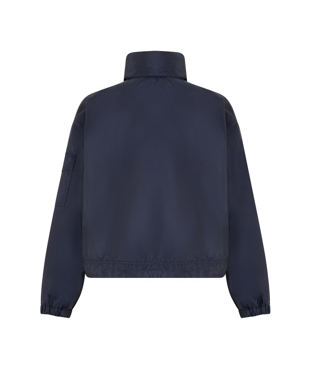 MONCLER Синяя полиамидовая куртка, фото 2