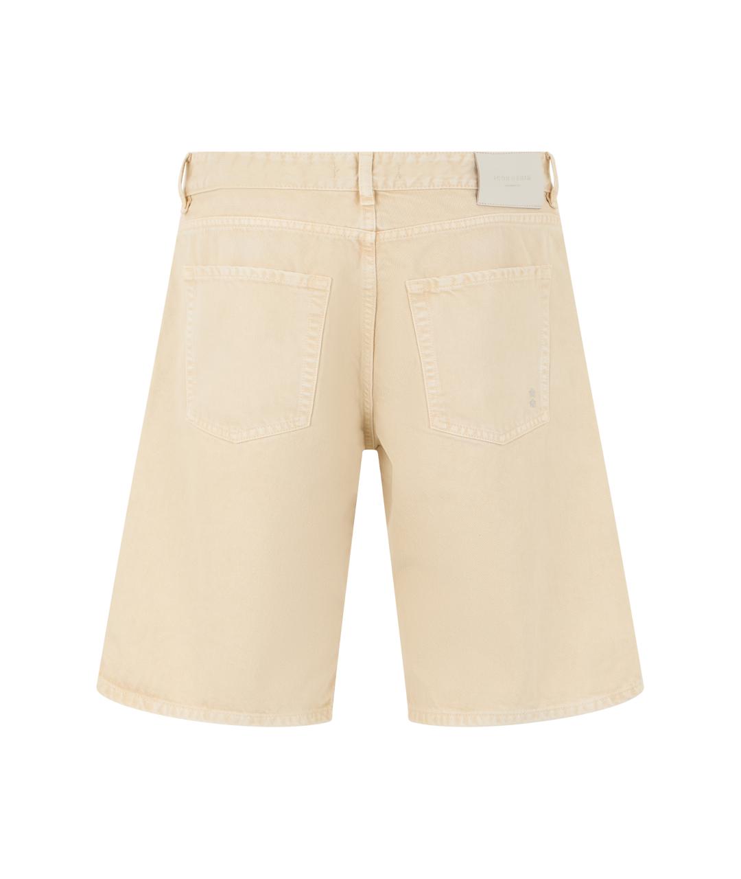 ICON DENIM Бежевые хлопковые шорты, фото 2