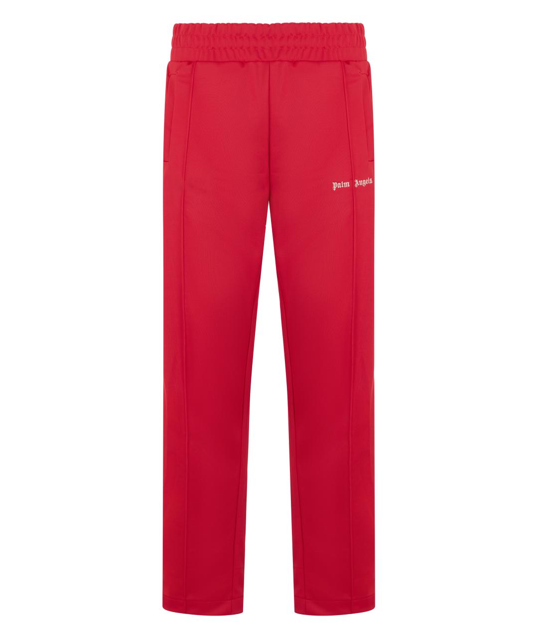 PALM ANGELS Красные полиэстеровые повседневные брюки, фото 1