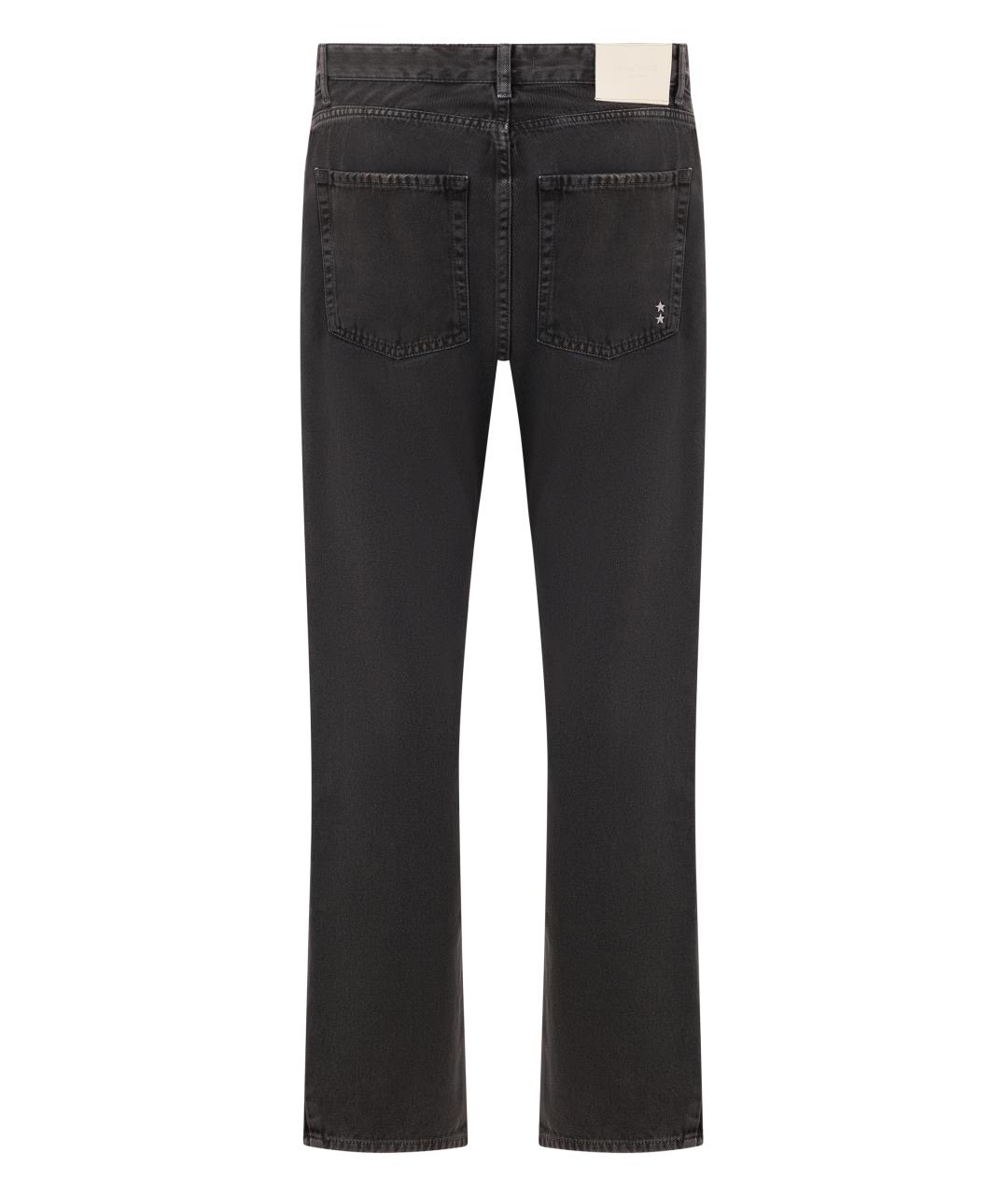ICON DENIM Черные хлопковые прямые джинсы, фото 2
