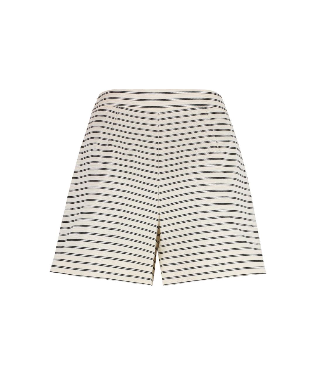 MAX MARA STUDIO Бежевые хлопковые шорты, фото 2