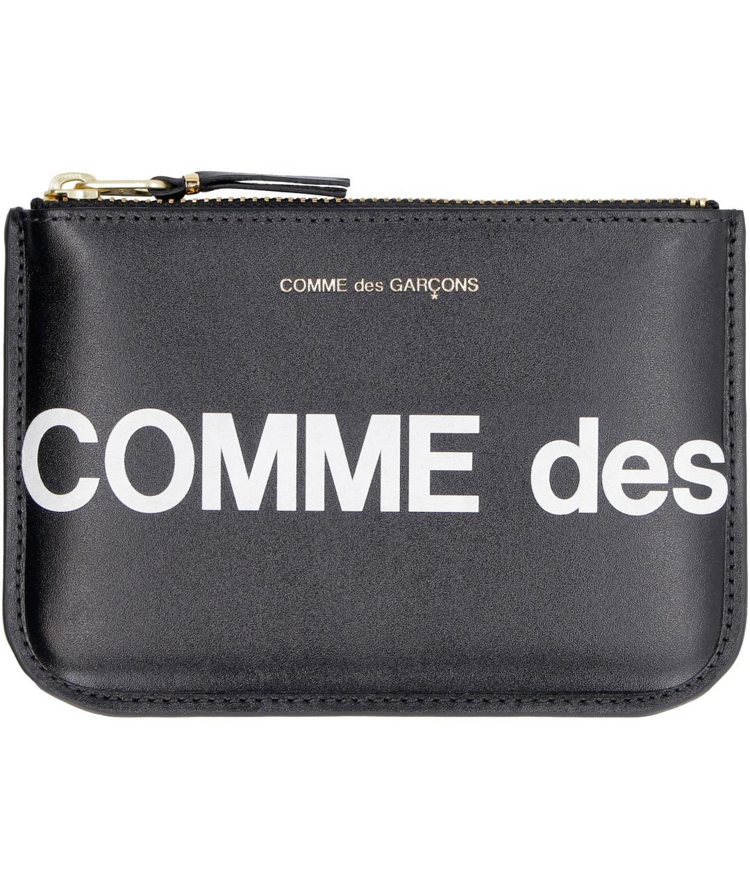 COMME DES GARÇONS WALLET Черный кожаный кошелек, фото 1