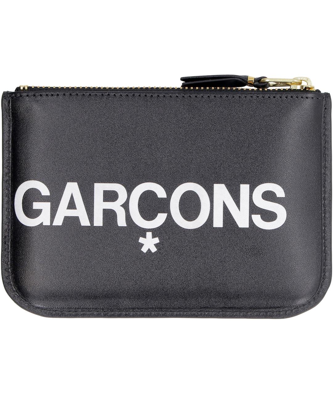 COMME DES GARÇONS WALLET Черный кожаный кошелек, фото 2