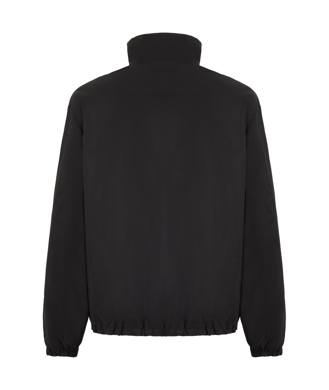 PRADA Черная нейлоновая куртка, фото 2