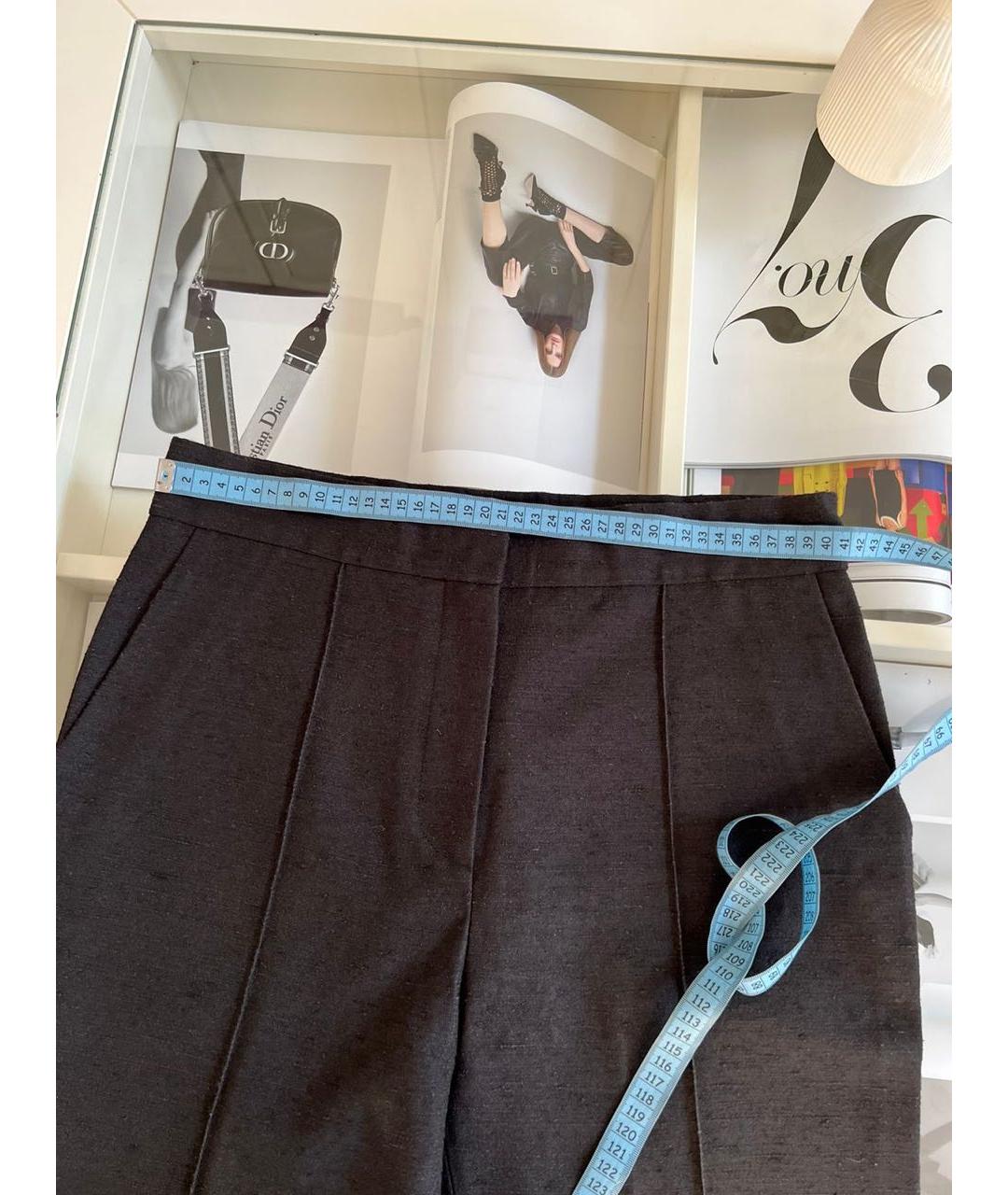 CHRISTIAN DIOR Черные капри, фото 3