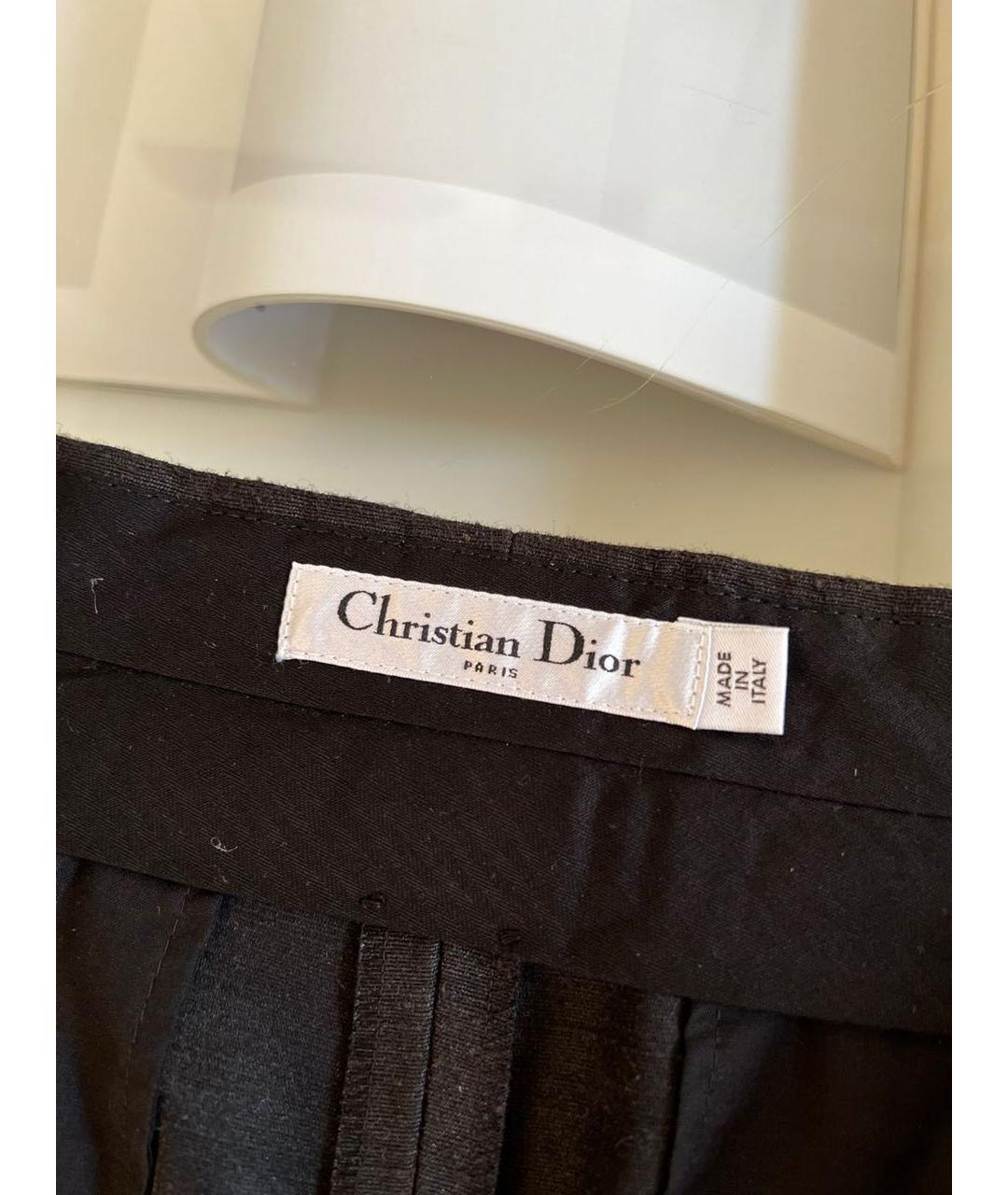CHRISTIAN DIOR Черные капри, фото 6