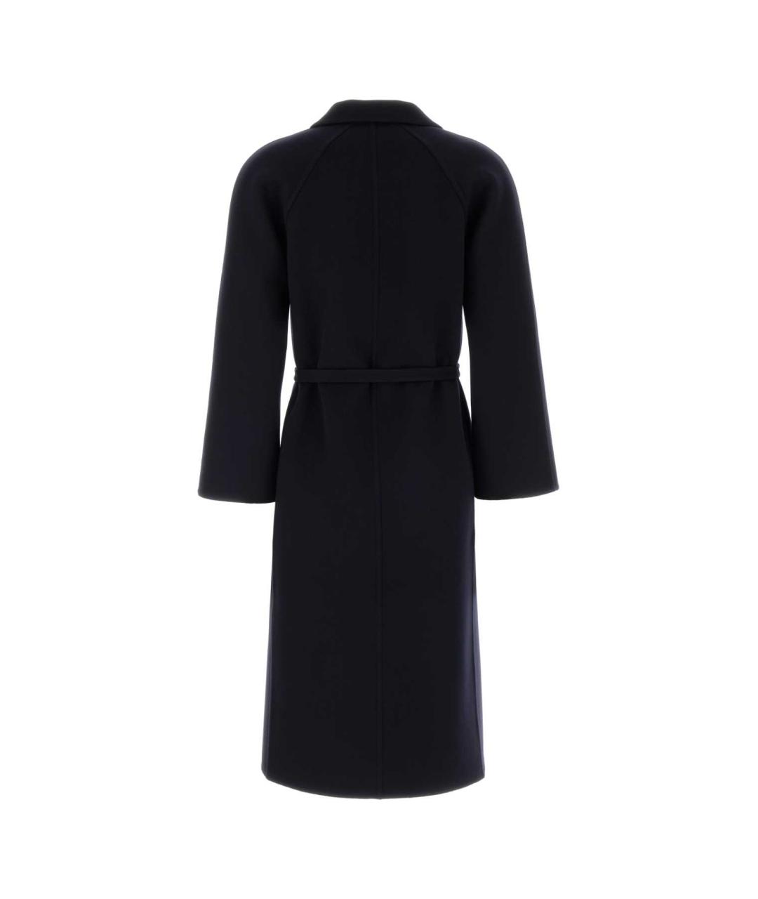 JIL SANDER Синее шерстяное пальто, фото 2