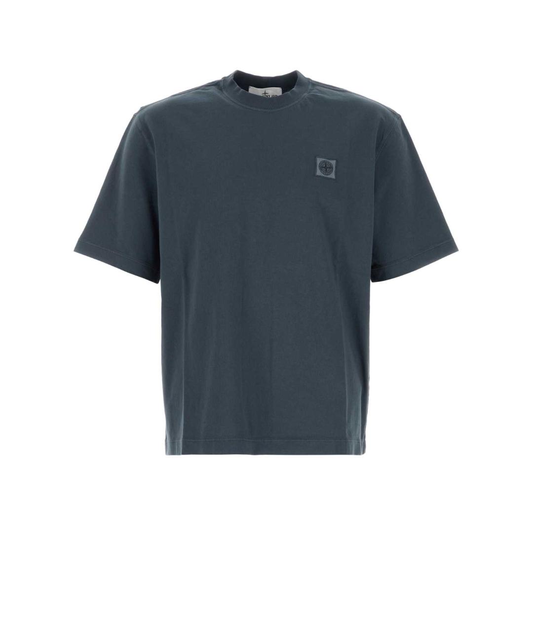 STONE ISLAND Синяя футболка, фото 1
